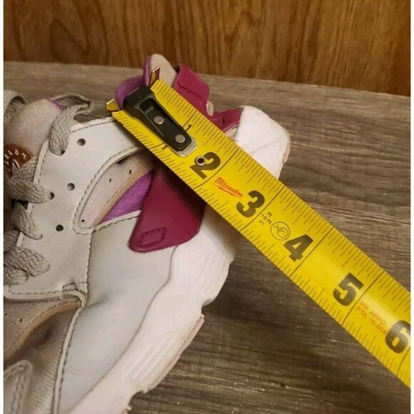 Nike Air Huarache Run Athletic Shoes Youth Size 1Y Gray Purple - Picture 12 of 12